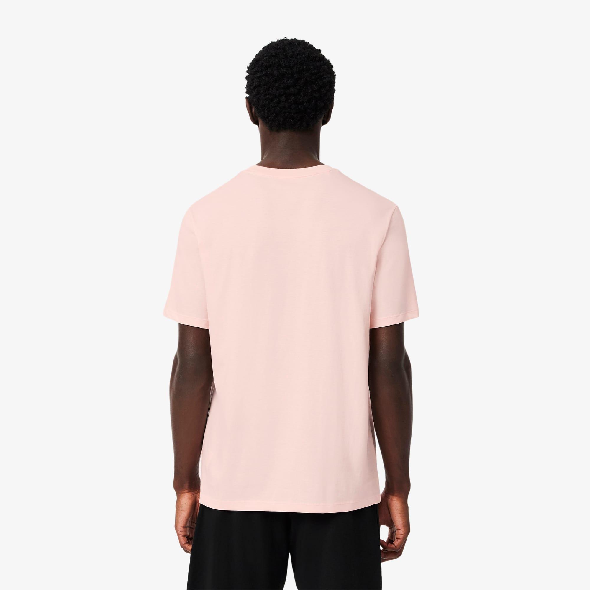 Mens Valentines Lounge TShirt (Pink) 3/4