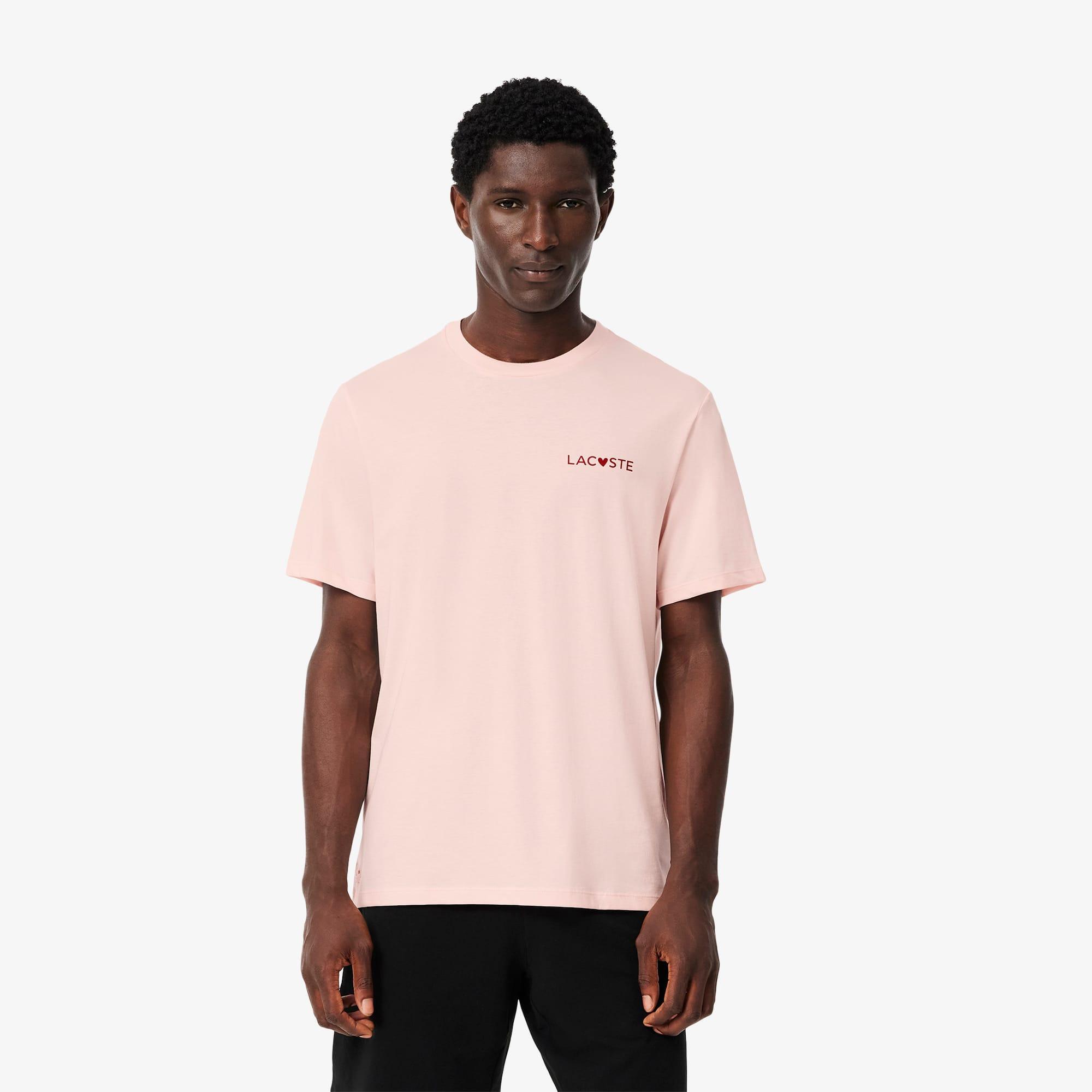 Mens Valentines Lounge TShirt (Pink) 2/4