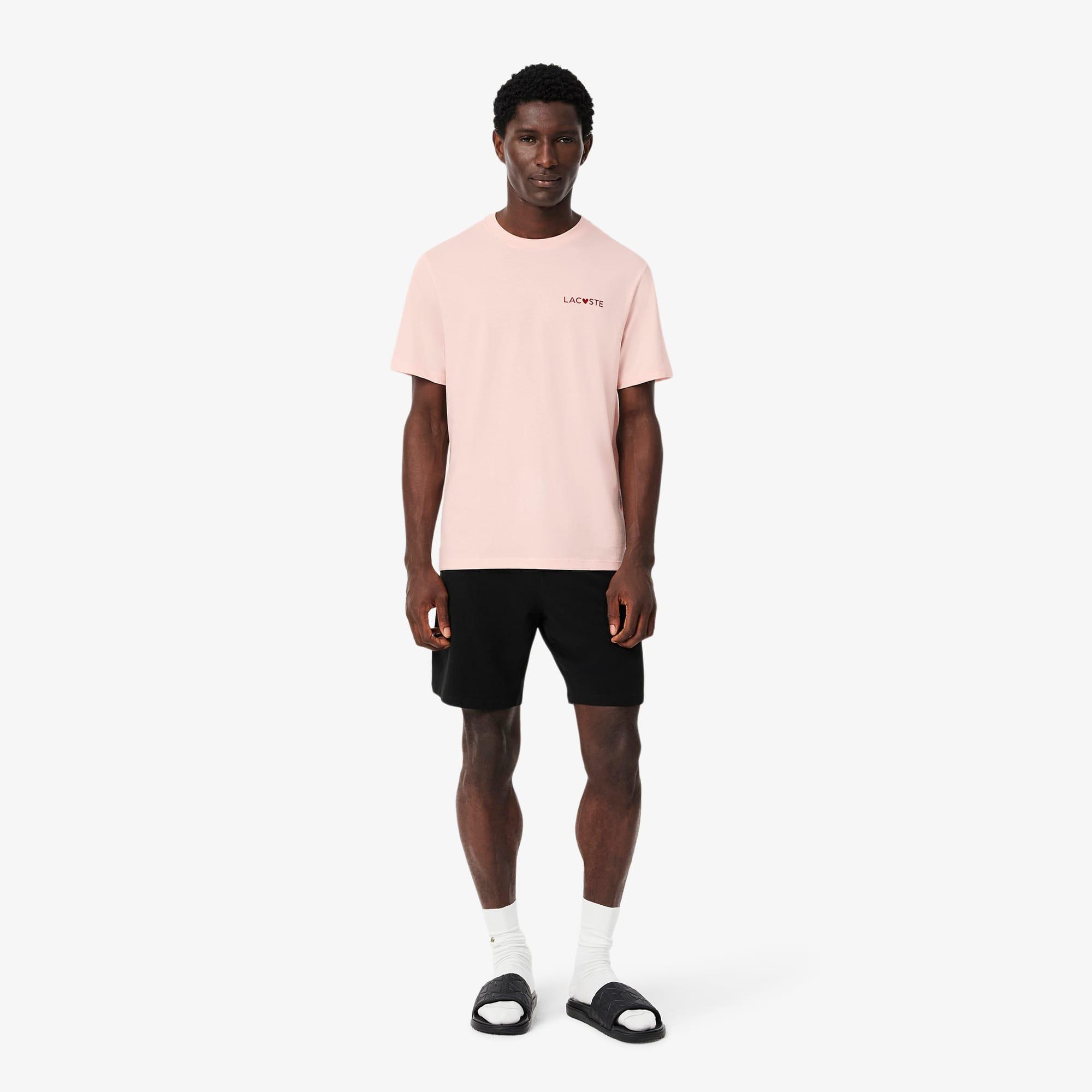Mens Valentines Lounge TShirt (Pink) 4/4