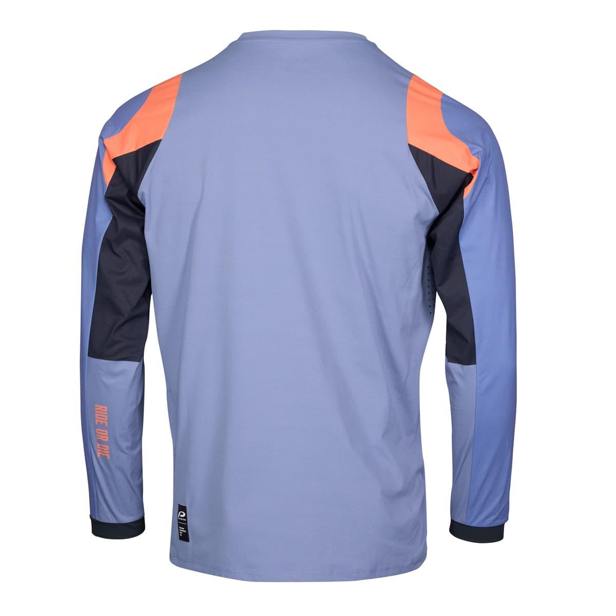 Homem Camisola manga comprida P-Gambler - Bike&Active azul aço 3/7