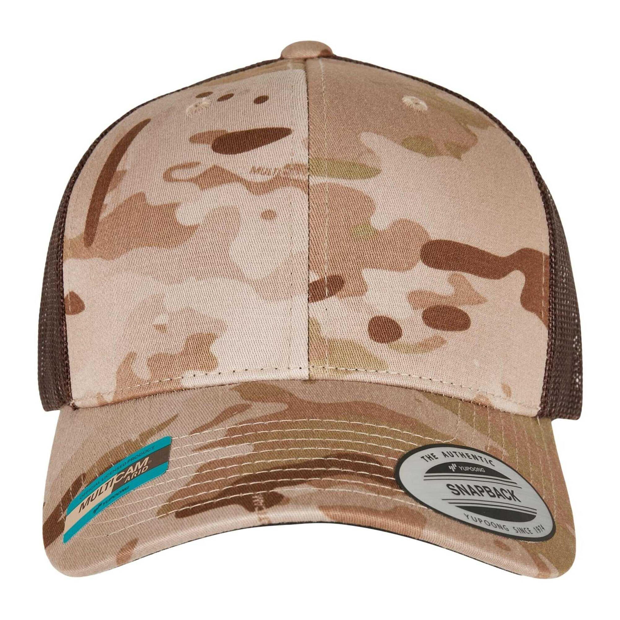 Trucker Cap für HerrenDamen Unisex, Tarnmuster Damen und Herren Wüstenbraun 4/4