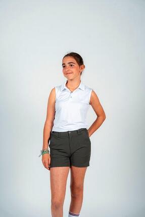Short vert kaki pour fille