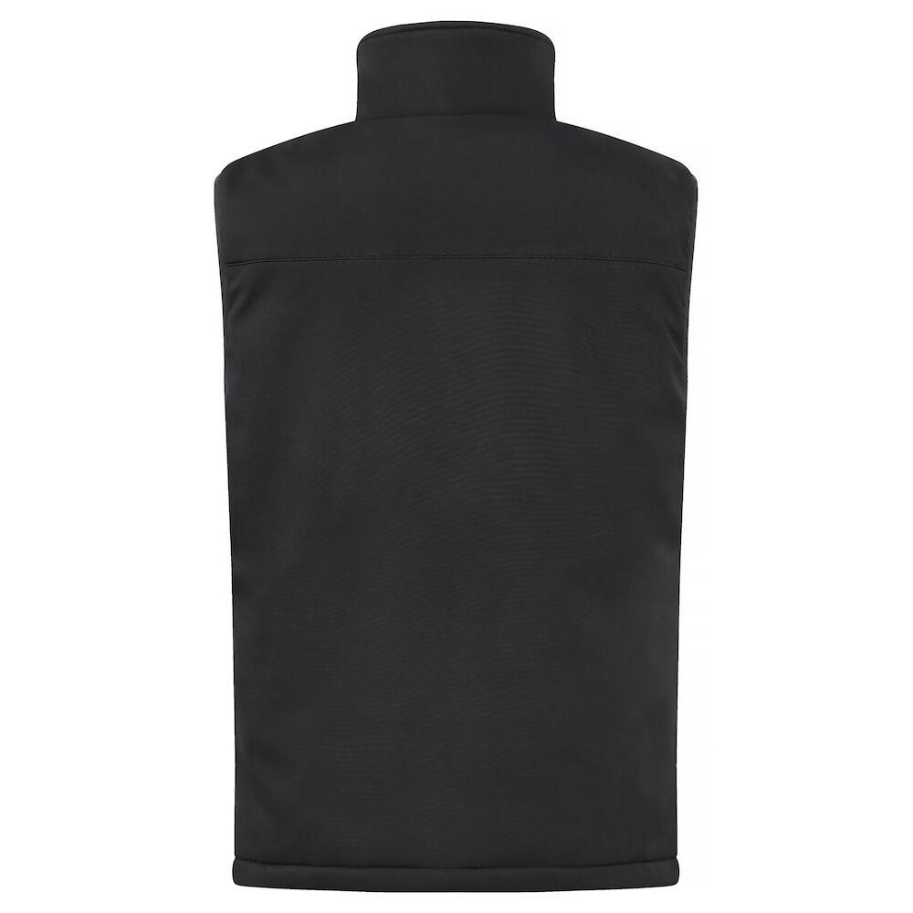 Mens Softshell Padded Gilet (Black) 2/6