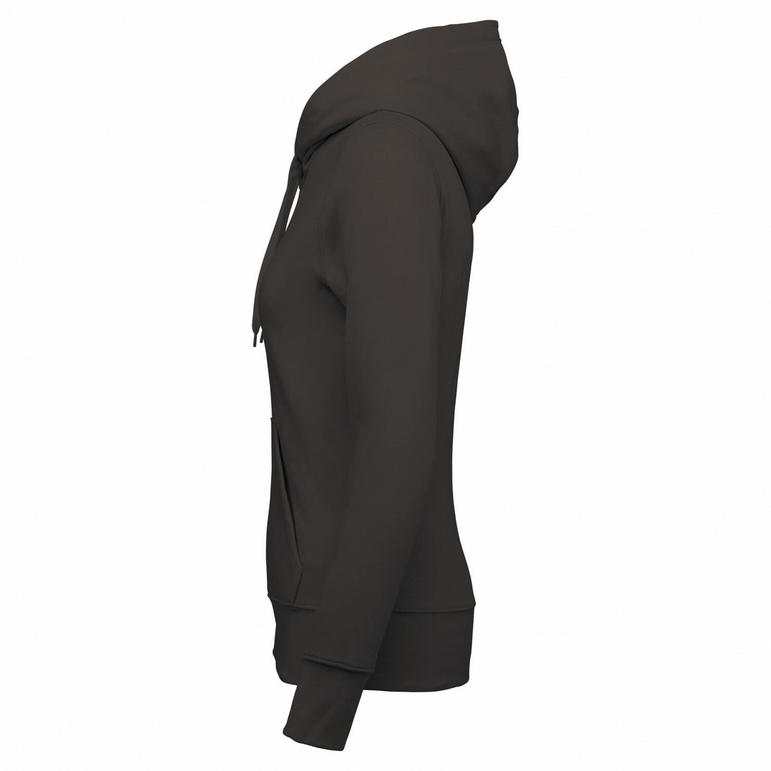 Kapuzenpullover für Damen Dunkelgrau 3/3