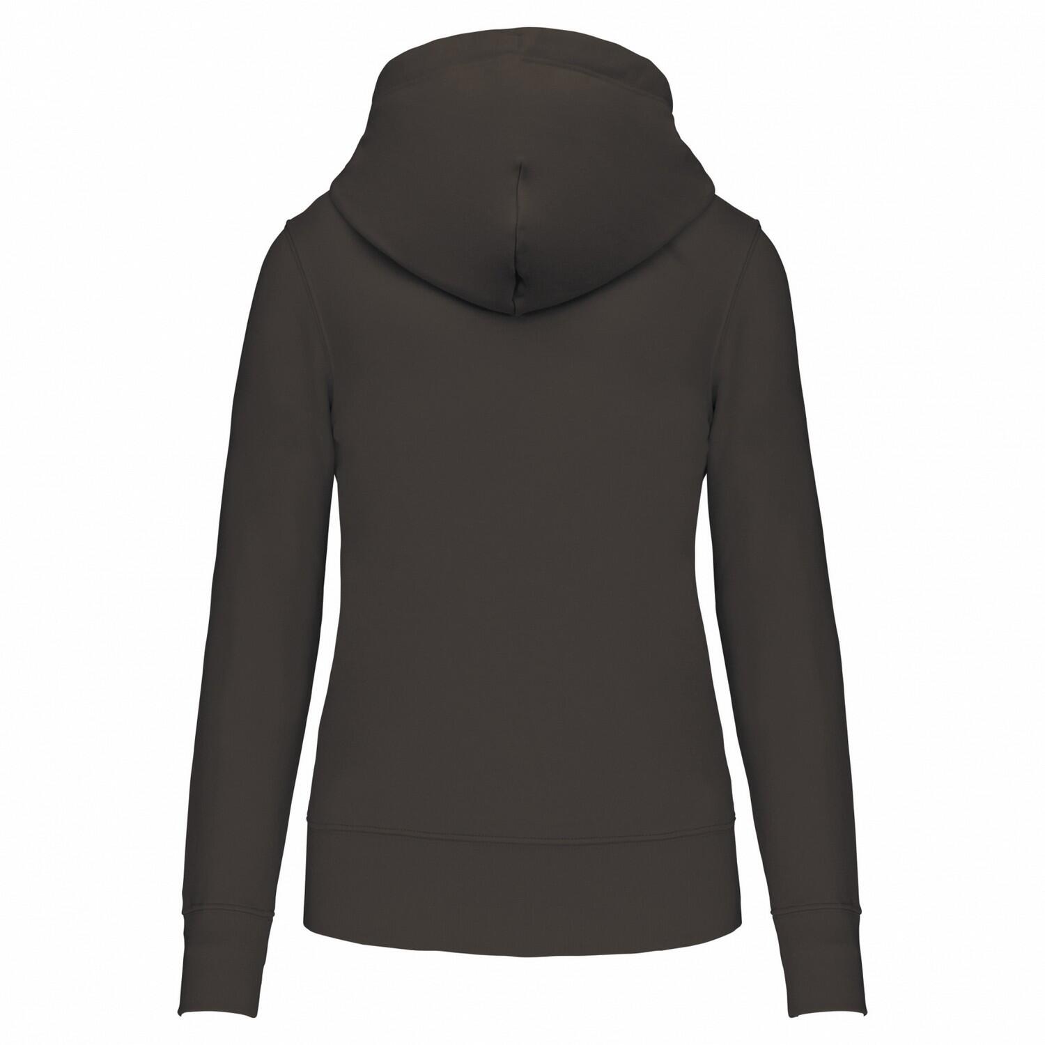Kapuzenpullover für Damen Dunkelgrau 2/3