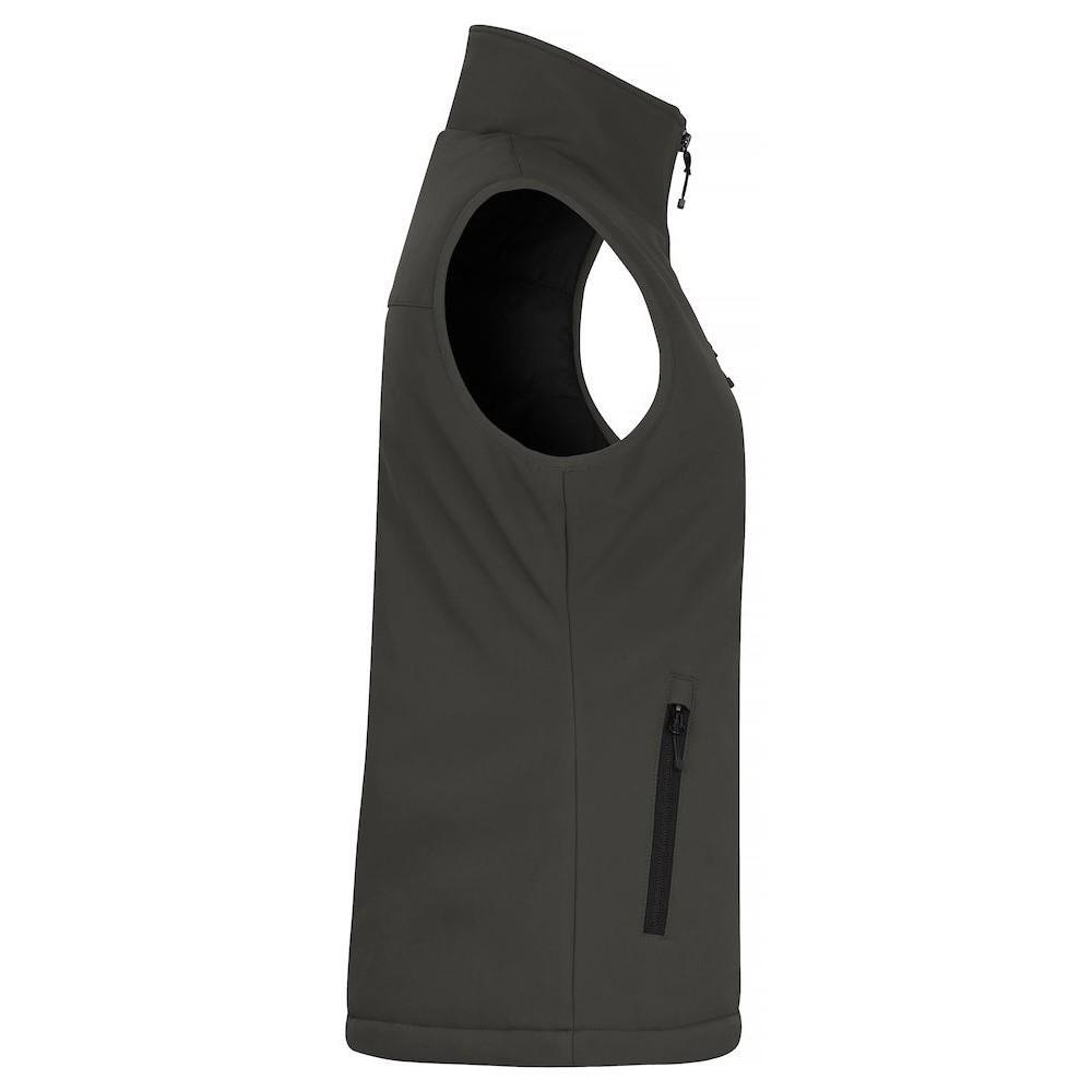 Weste SoftshellPanele für Damen Dunkelgrau 4/6