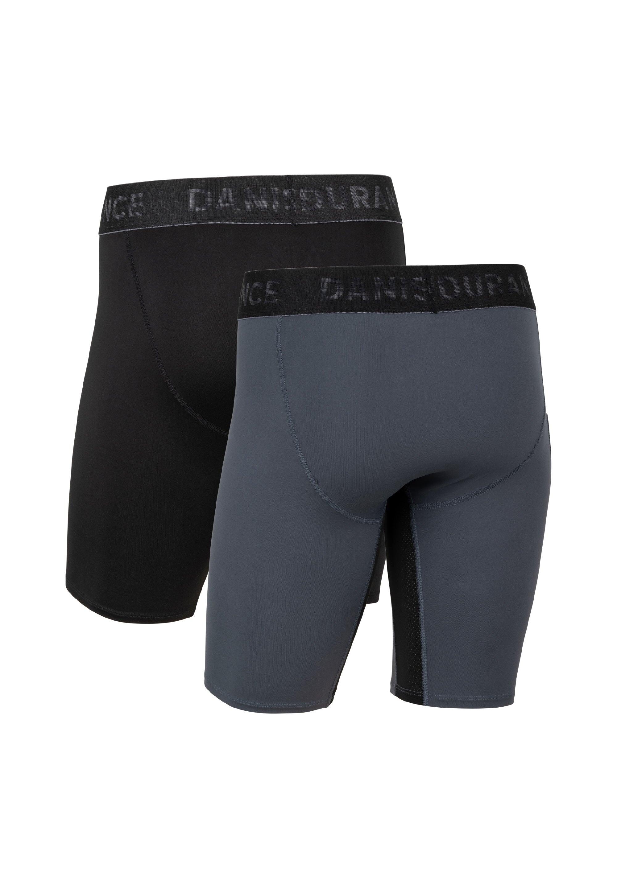 Pantalones cortos de compresión para hombre secado rápido pack 2 2/6