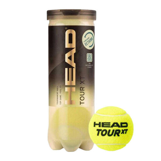 Balles De Tennis TOUR XT (Jaune)
