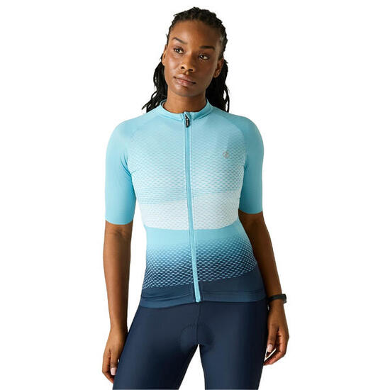 Maillot De Cyclisme Demimanches Motif/style Impression Dégradée LIGHTNING Femme