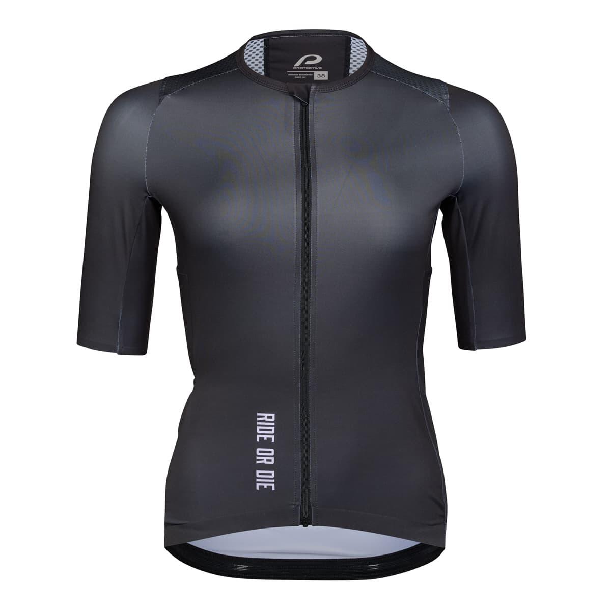 Maglia da gravel da donna P-Mystery nero 2/7
