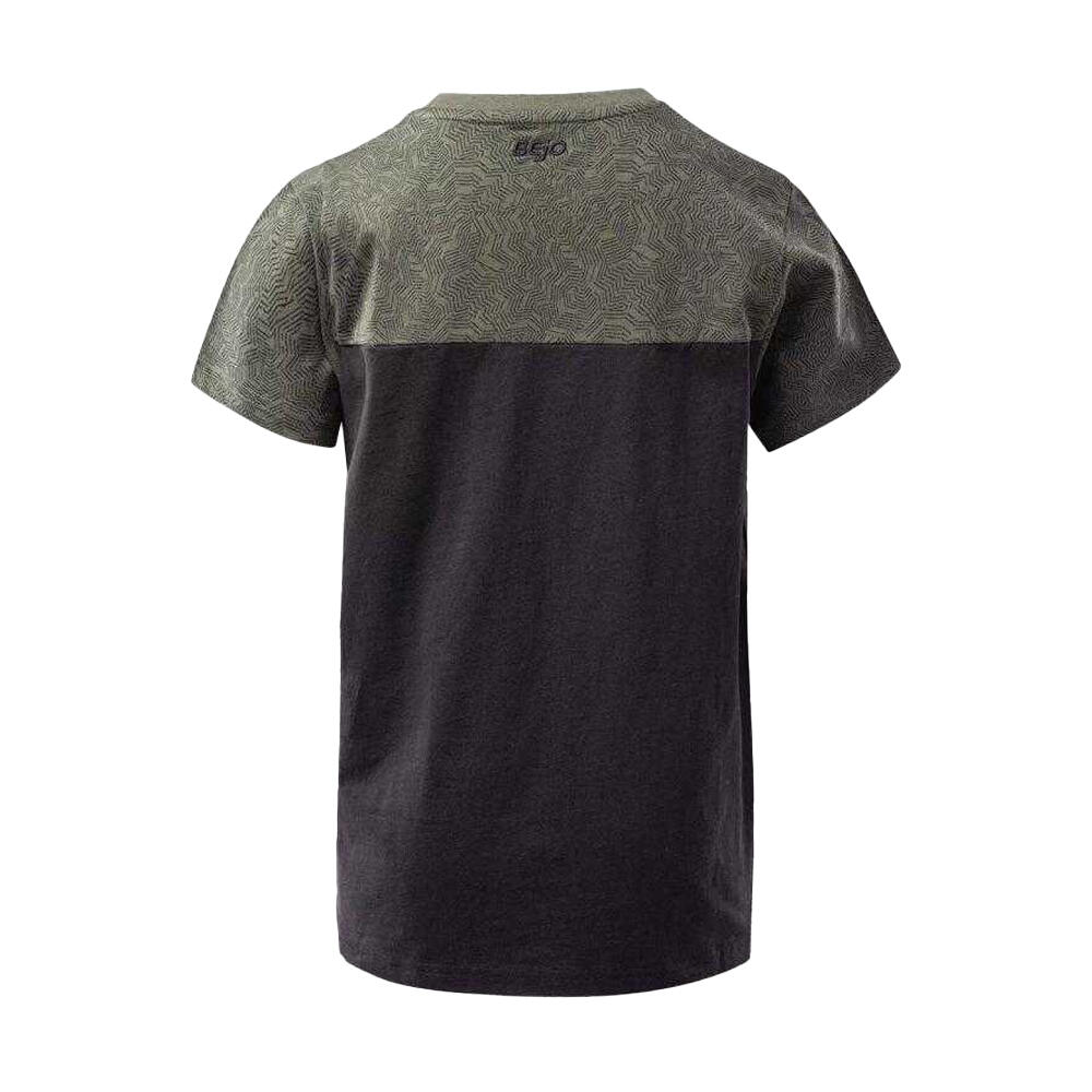 Tshirt Motif/style Bicolore Enfant (Noir / Vert) 2/5