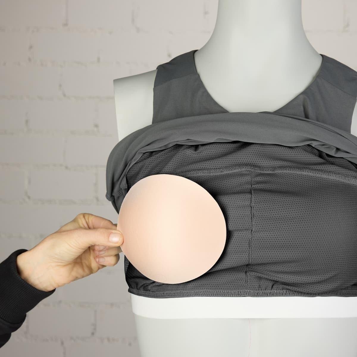 Mujer Top deportivo P- Dozen Roses anthrazit- Bike&Active 4/6