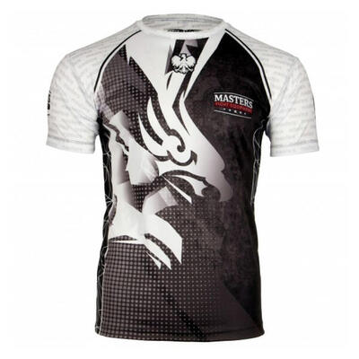 Heren adelaar tshirt (wit, zwart)