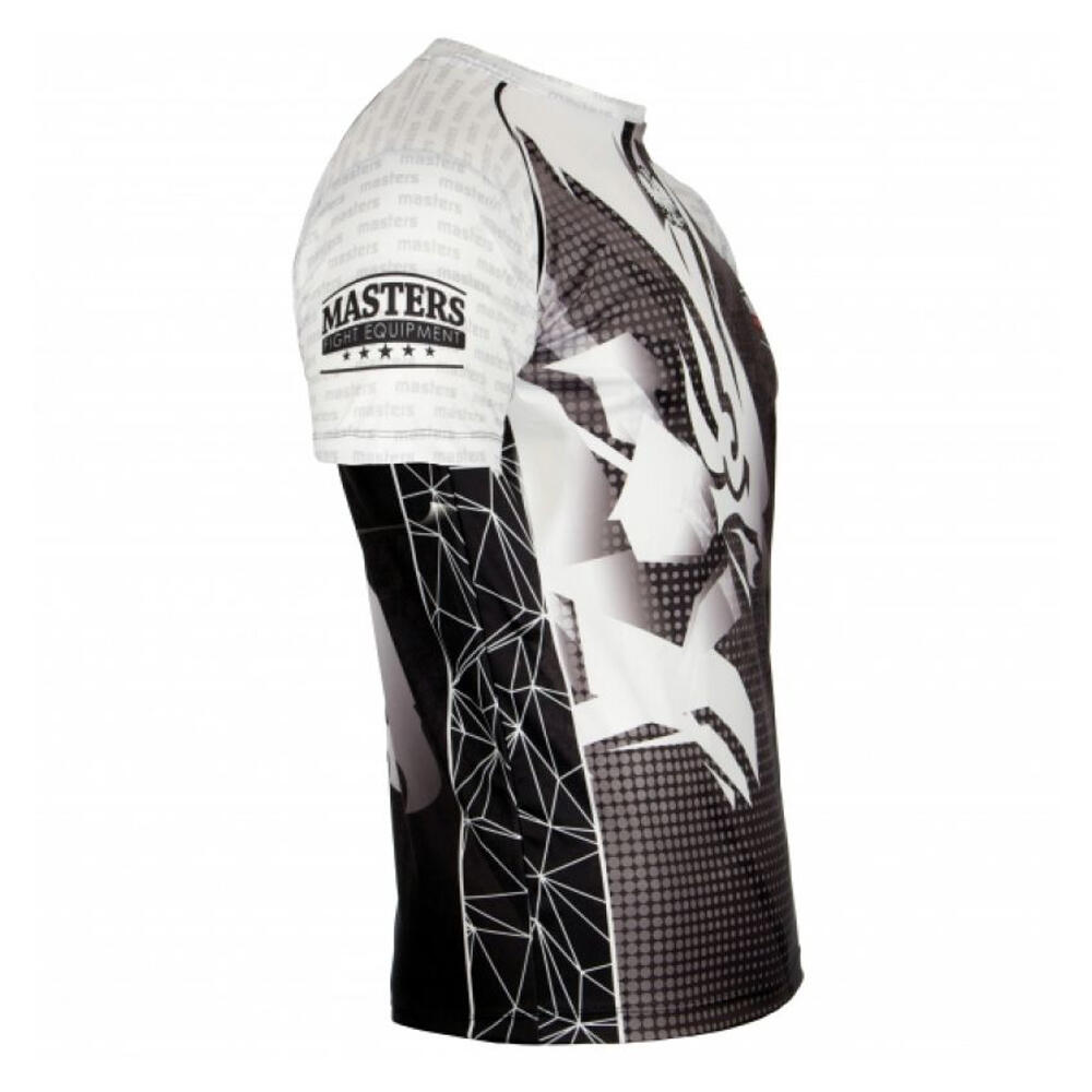Maglietta Aquila Uomo Masters Bianco Nero 4/4
