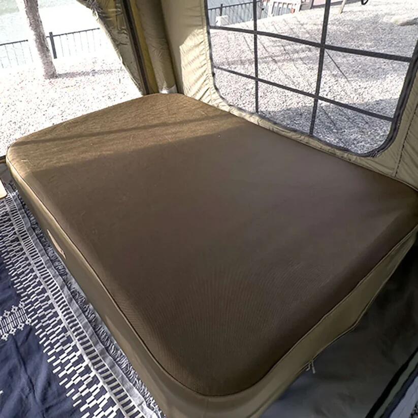 Cama insuflável Coody Block, individual, verde-oliva 7/7