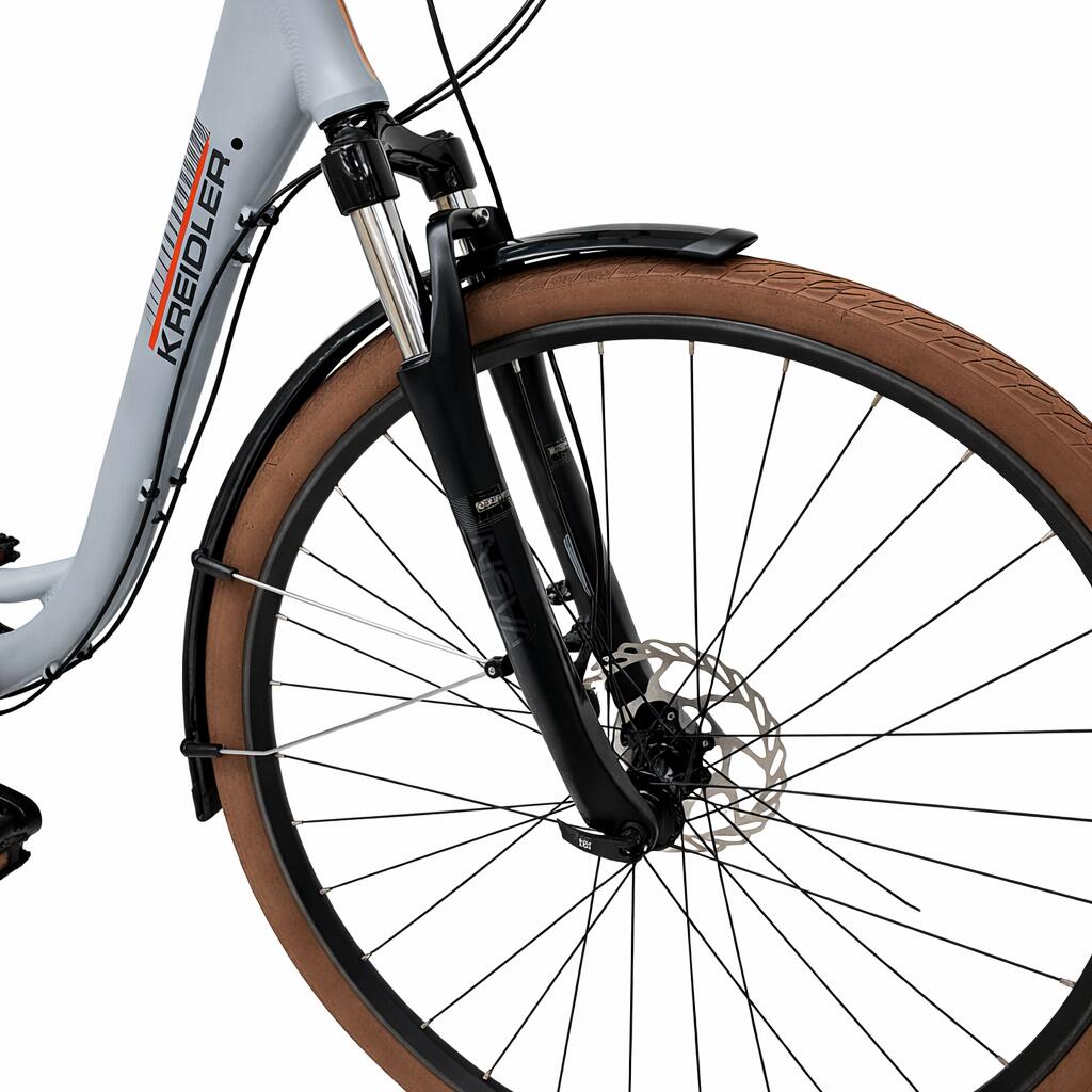 Refurbished Bicicleta Trekking Kreidler 52752 - 28 inch, S, Gri 5/7