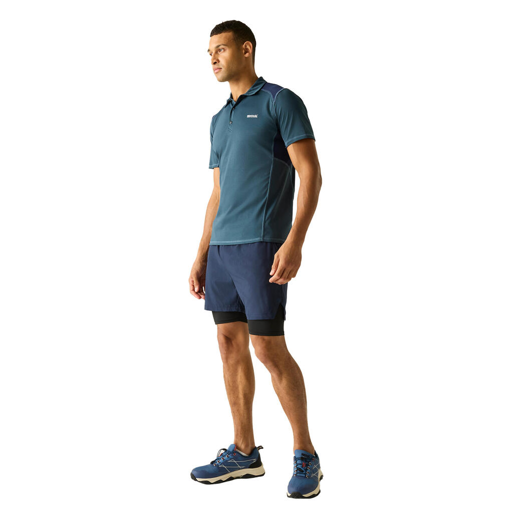 Mens Virda Logo Polo Shirt (Night Sky)