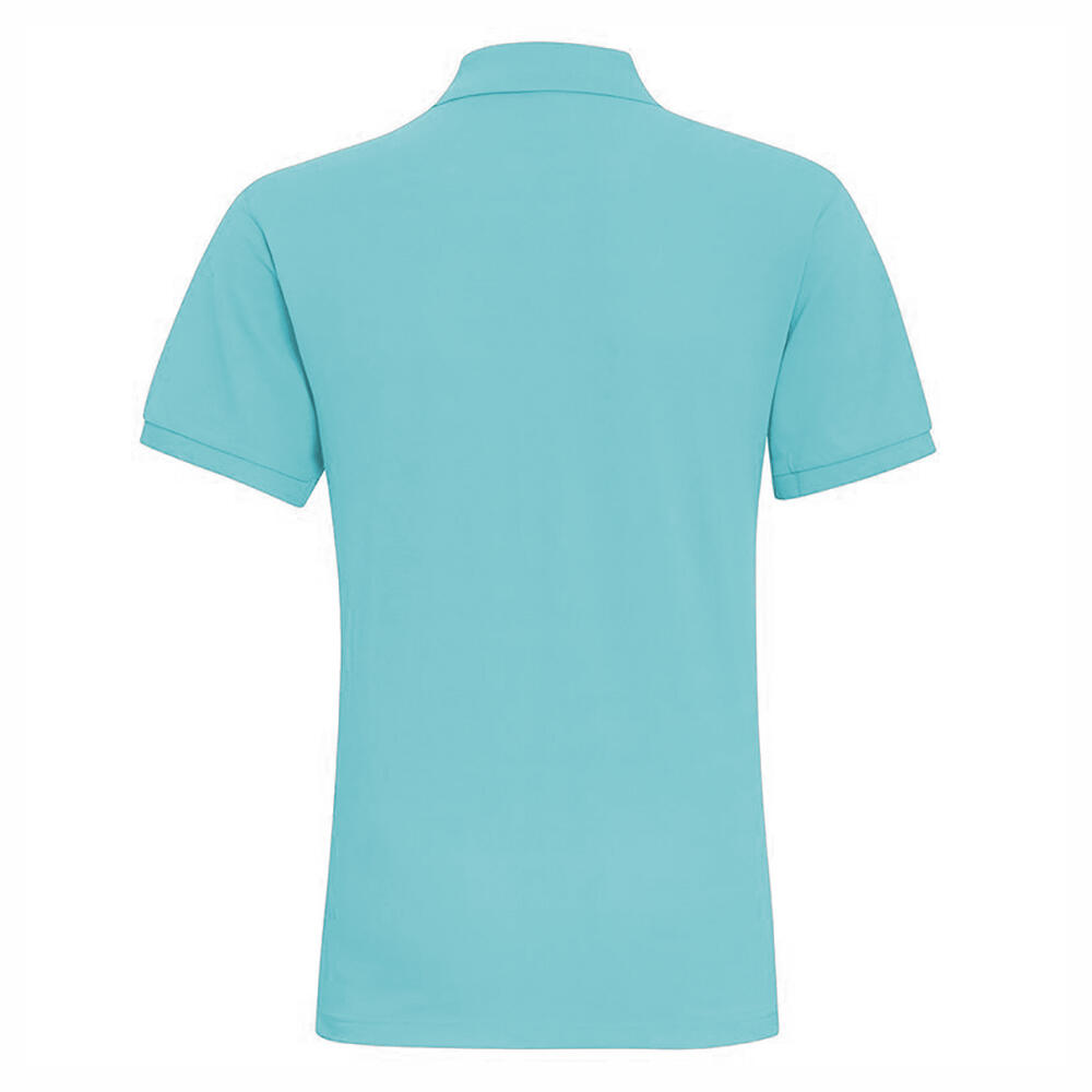 Polo Uni Manches Courtes Homme (Bleu Pâle) 2/4