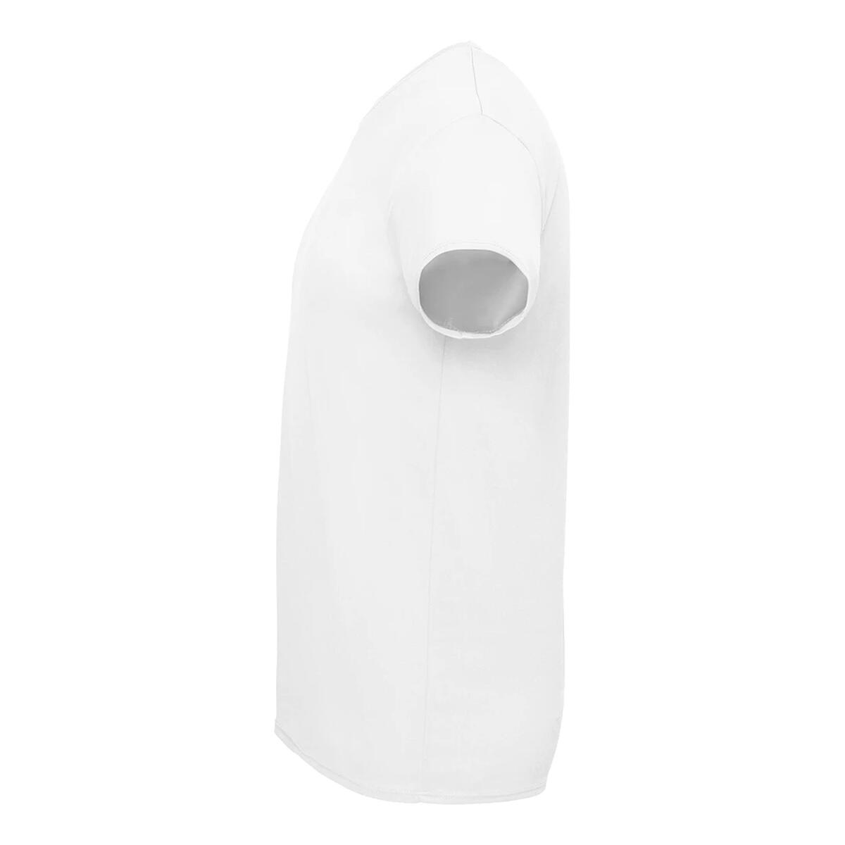 Tshirt Uni Manches Courtes SPRINT Adulte (Blanc) 3/4