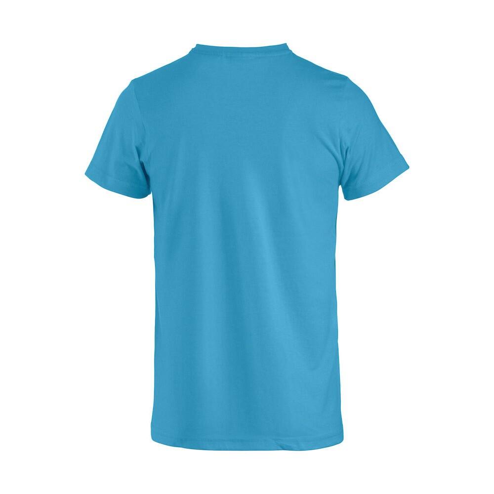 Maglietta Uomo Clique Basic Turchese 2/4