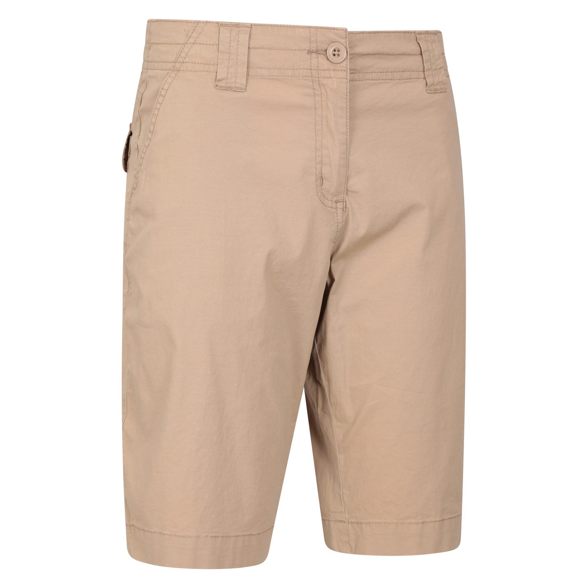 Womens/Ladies Coast Stretch Shorts (Beige) 4/4