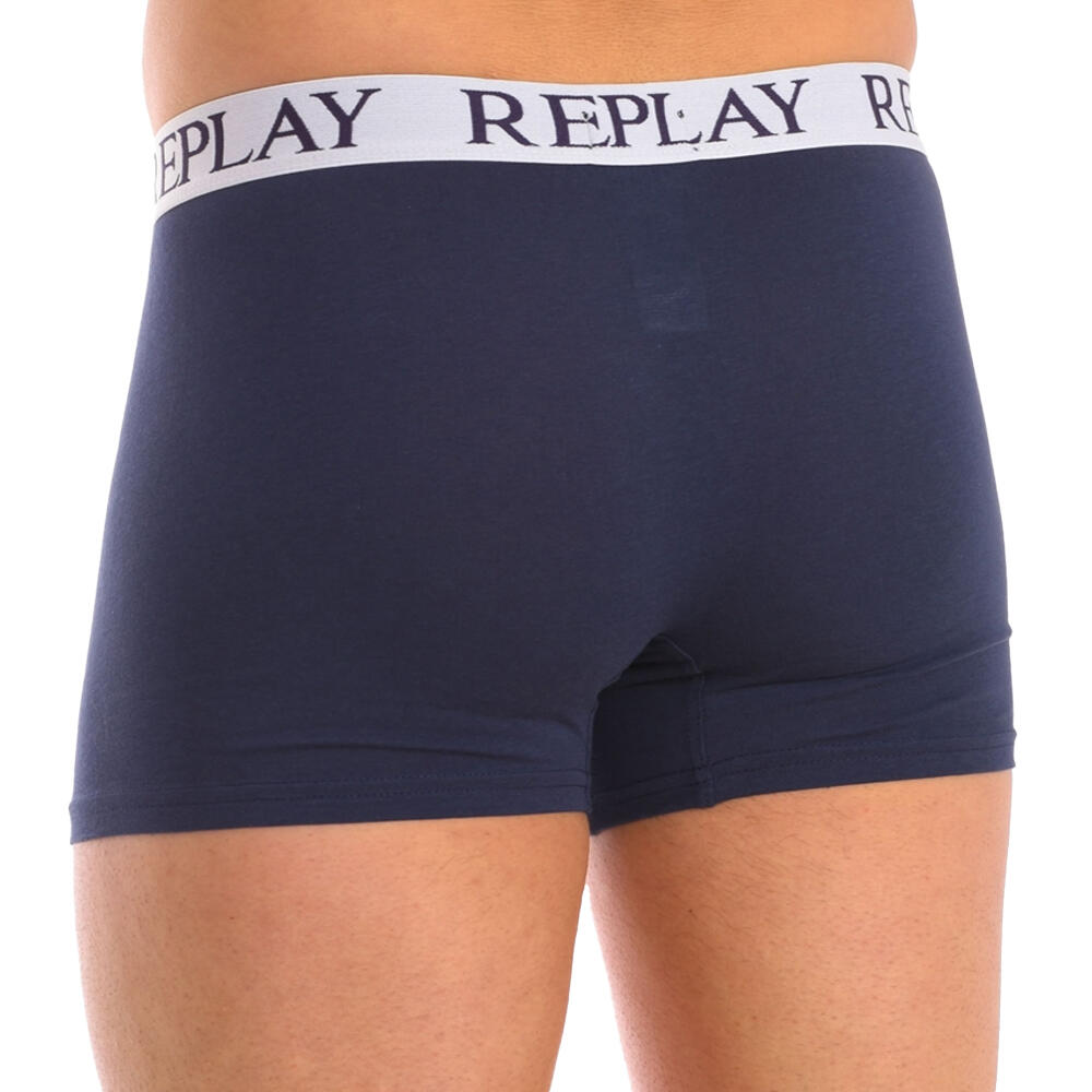 Boxers para Hombre Packs de 2 Azul Oscuro, Blanco 2/3