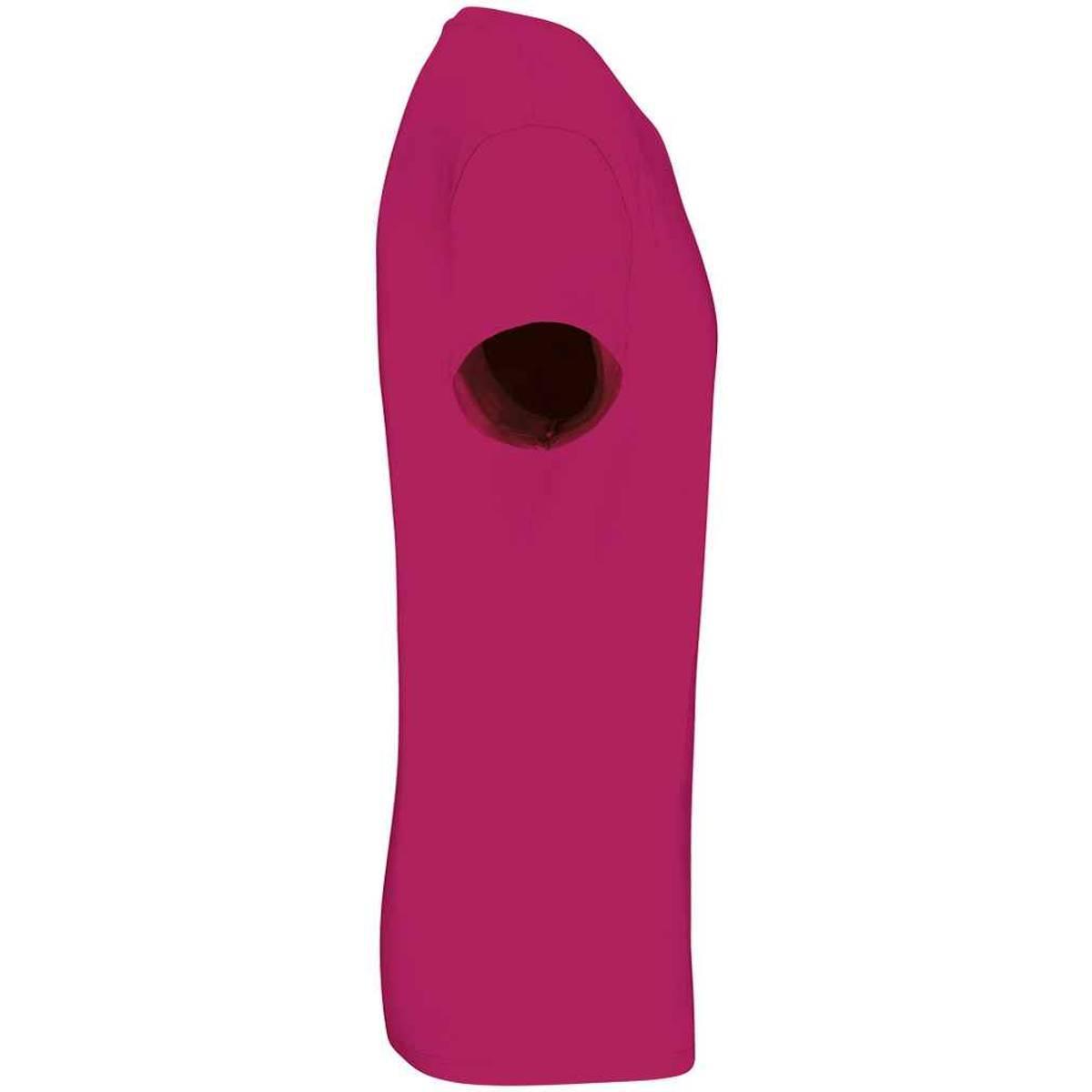 Mens 150IC Crew Neck TShirt (Fuchsia) 3/3