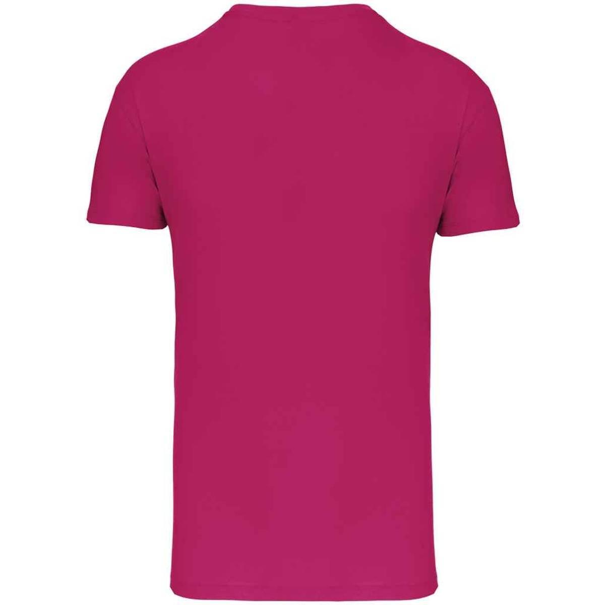 Mens 150IC Crew Neck TShirt (Fuchsia) 2/3