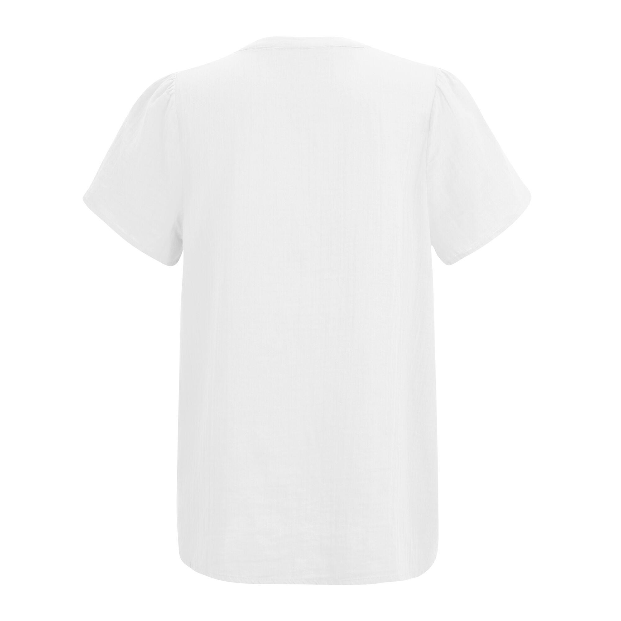Chemisier Manches Courtes SELEN Femme (Blanc) 2/4