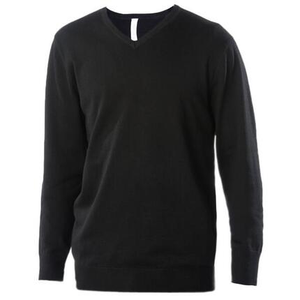 Pull En Col V Homme (Noir)