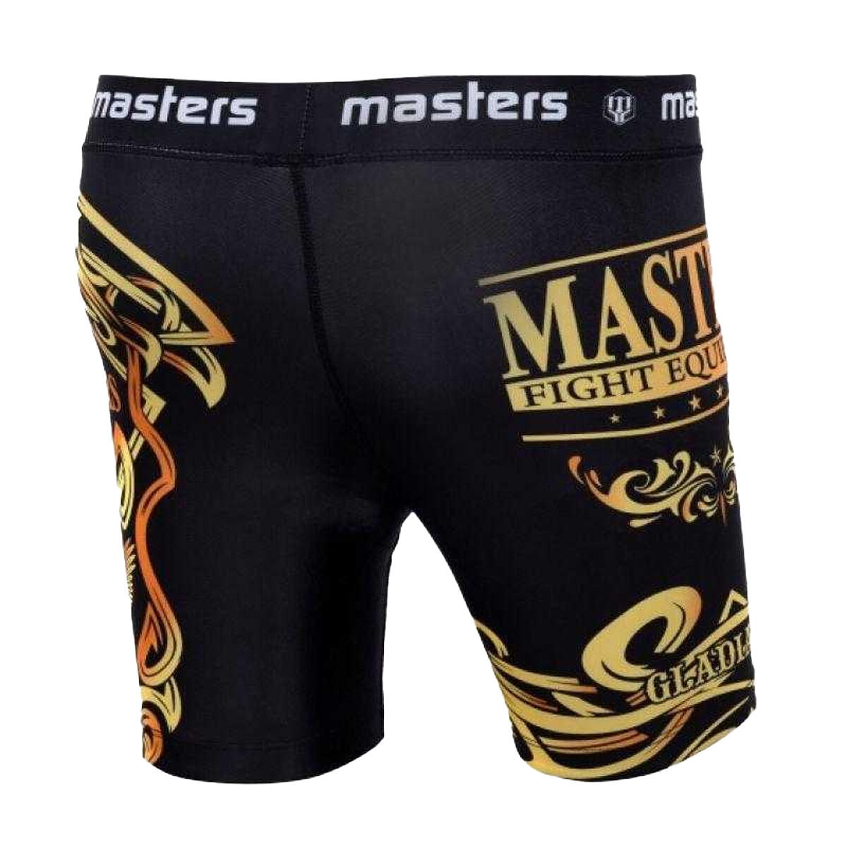 Short Entraînement MMA Homme (Noir / Doré) 2/2