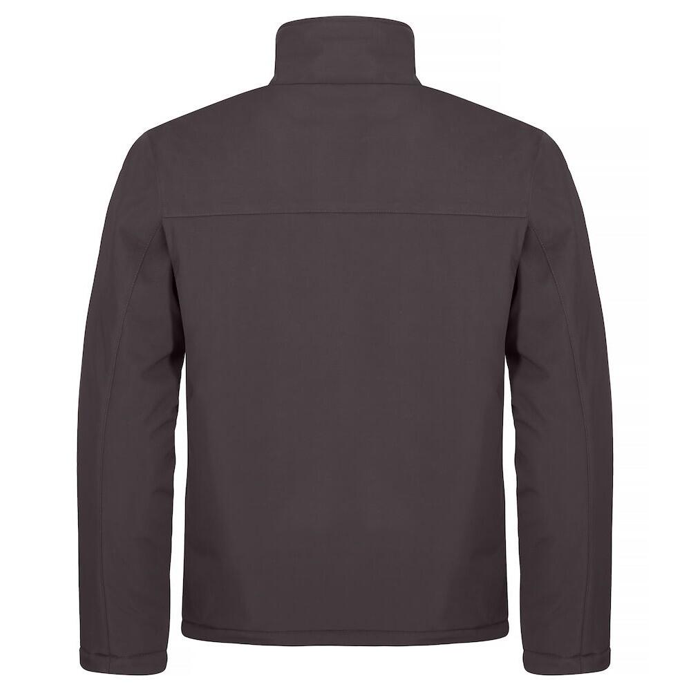 Mens Padded Soft Shell Jacket (Dark Grey) 2/6