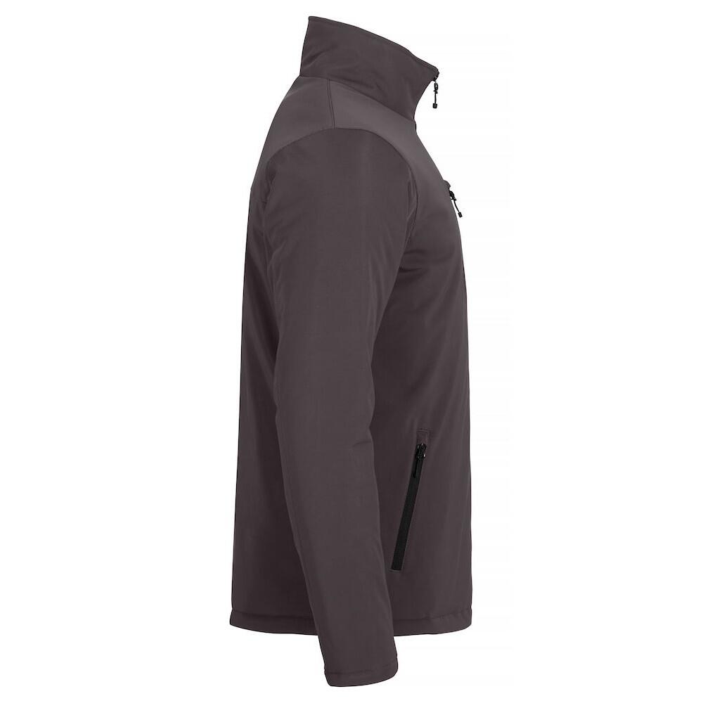 Mens Padded Soft Shell Jacket (Dark Grey) 4/6