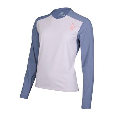 Damesshirt met lange mouwen p-gambler w- bike&active antraciet