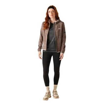 Veste Polaire Bicolore À Capuche KEMILIA Femme (Bordeaux / Noir)
