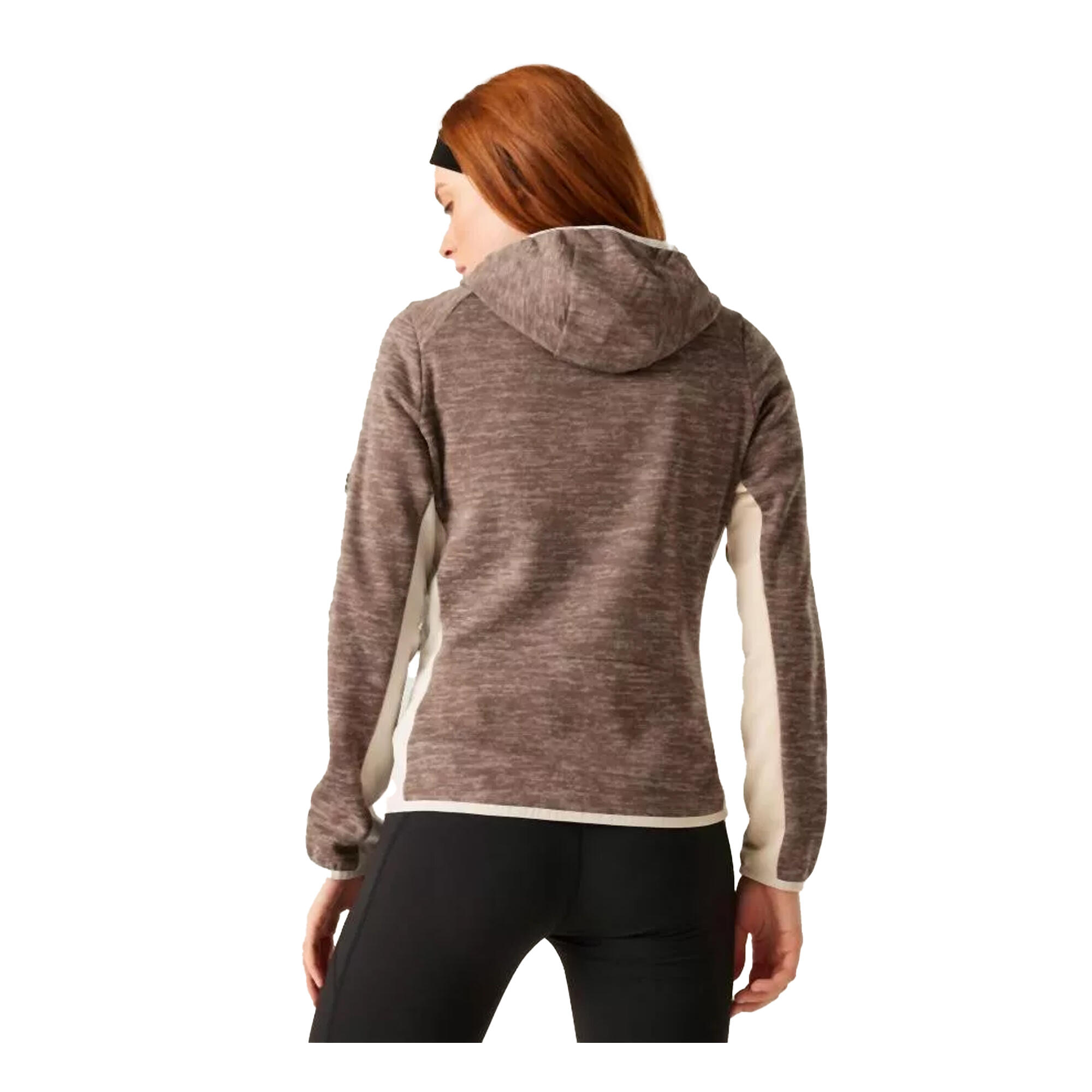 Veste Polaire KEMILIA Femme (Moka / Blanc Cassé) 2/4