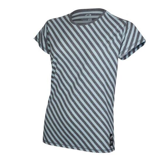 Damen Kurzarmshirt P-Green Grass W mauve - Bike&Active