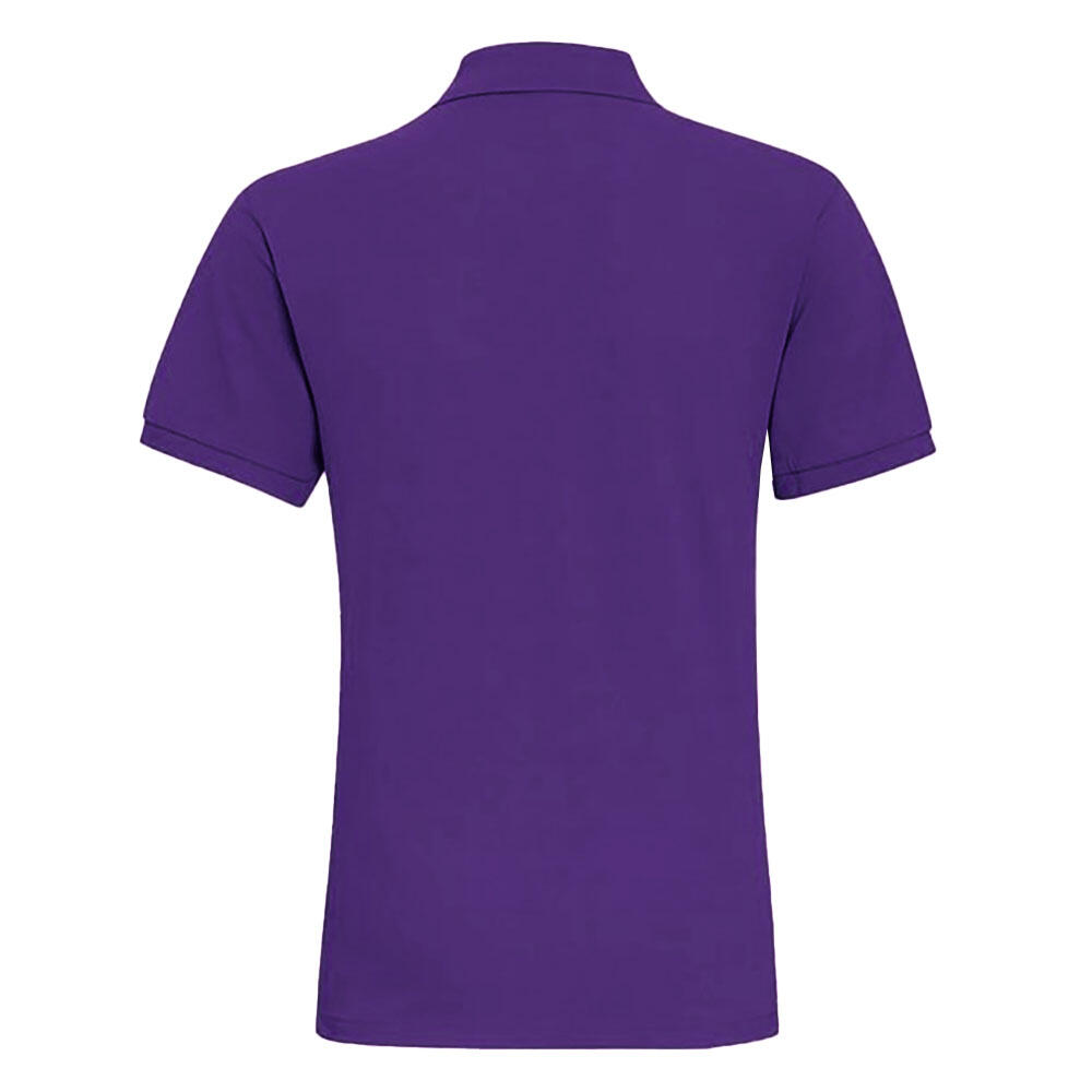 Polo Uni Manches Courtes Homme (Violet) 2/4