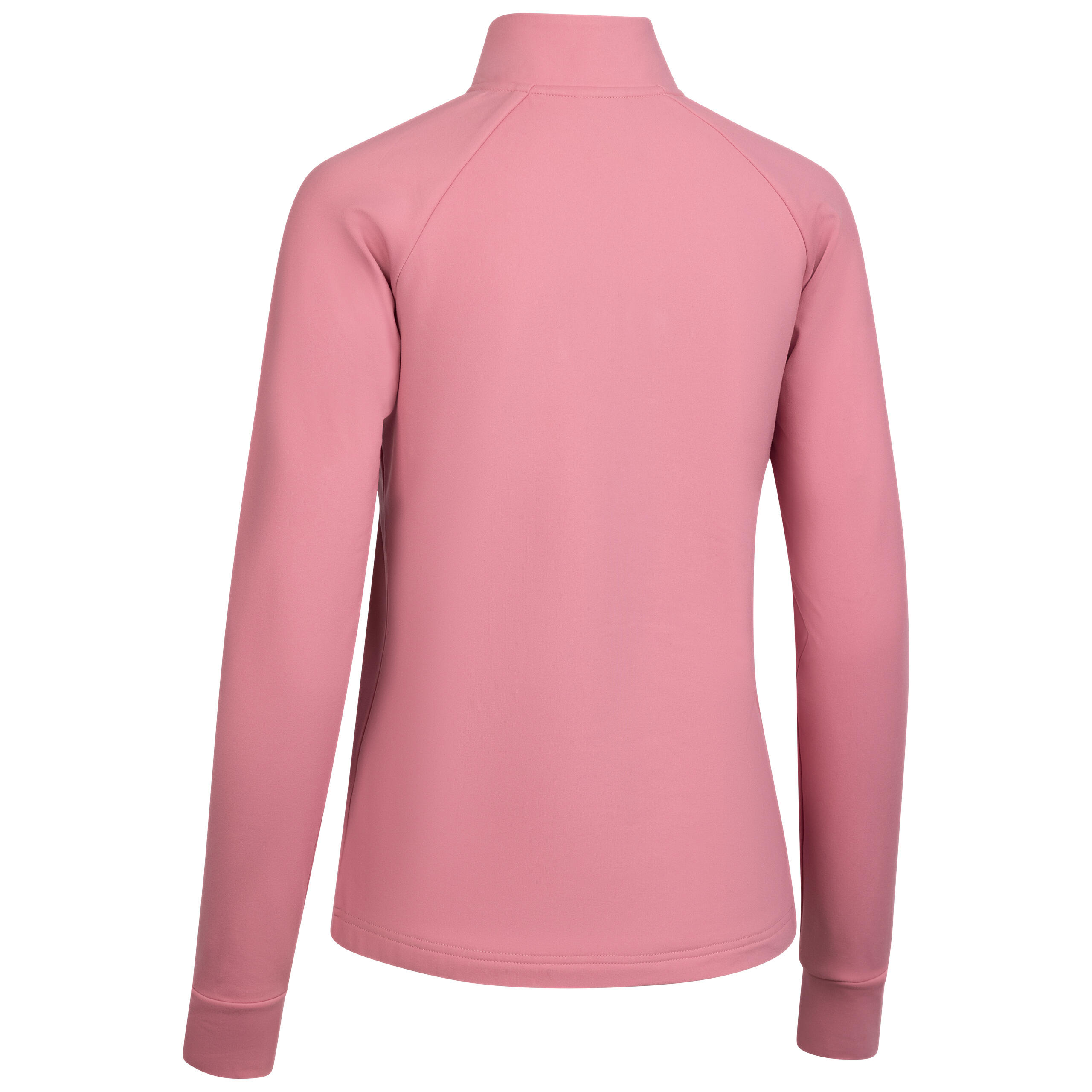 Womens 1/2 Neck Zip Cuffs with Thumb Holes Active Top - Gisela 2/5