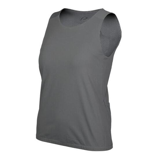 Soutien-gorge débardeur femme P- Douze Roses anthracite- Bike&Active