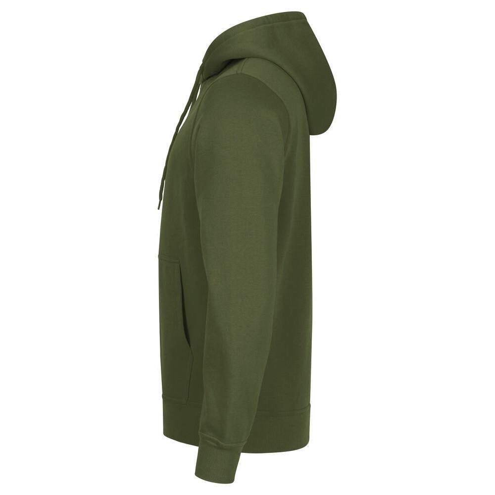 "Miami" Kapuzenpullover für Damen Unisex Herren Armee-Grün 3/4