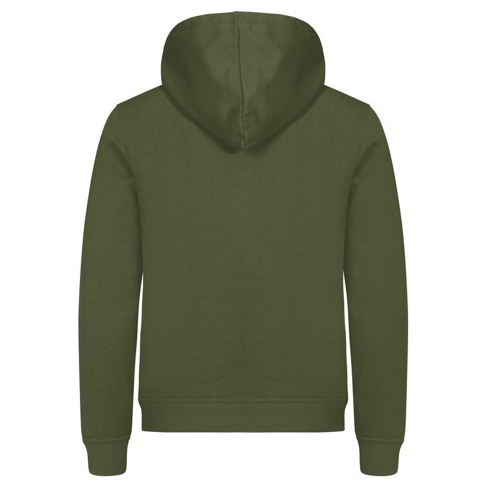 "Miami" Kapuzenpullover für Damen Unisex Herren Armee-Grün 2/4