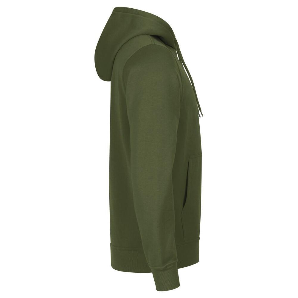 "Miami" Kapuzenpullover für Damen Unisex Herren Armee-Grün 4/4