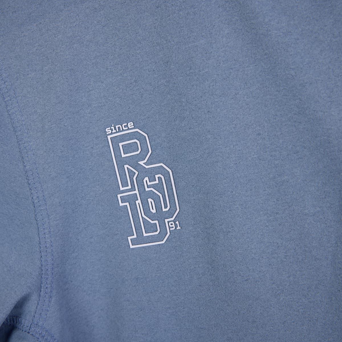Sweat à capuche zippé demi-hauteur pour femme P-Hollow Sky W bleu acier 4/7