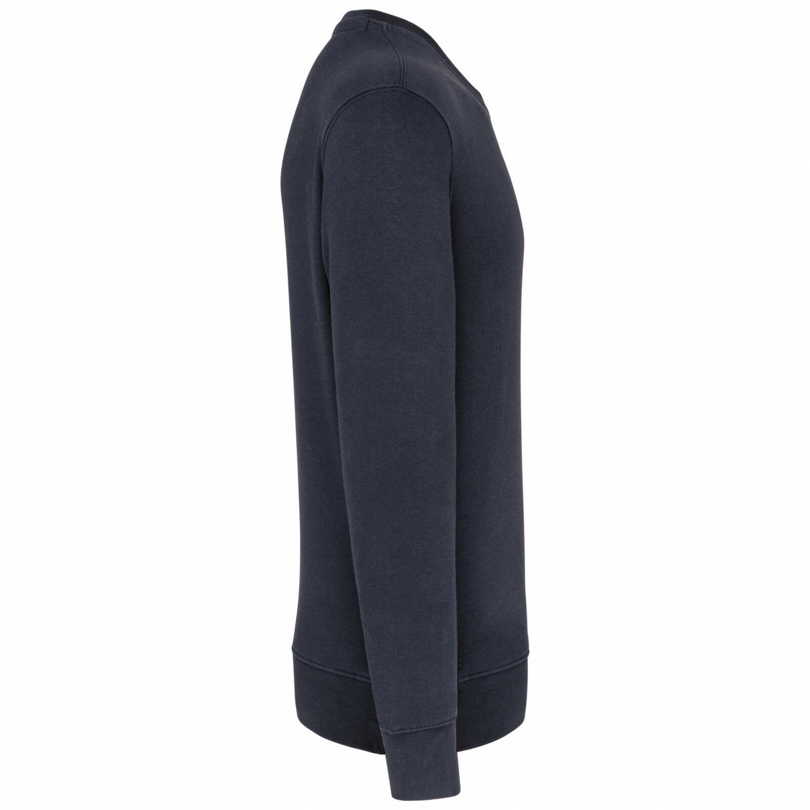 Felpa Girocollo Uomo Kariban Blu Navy 3/3