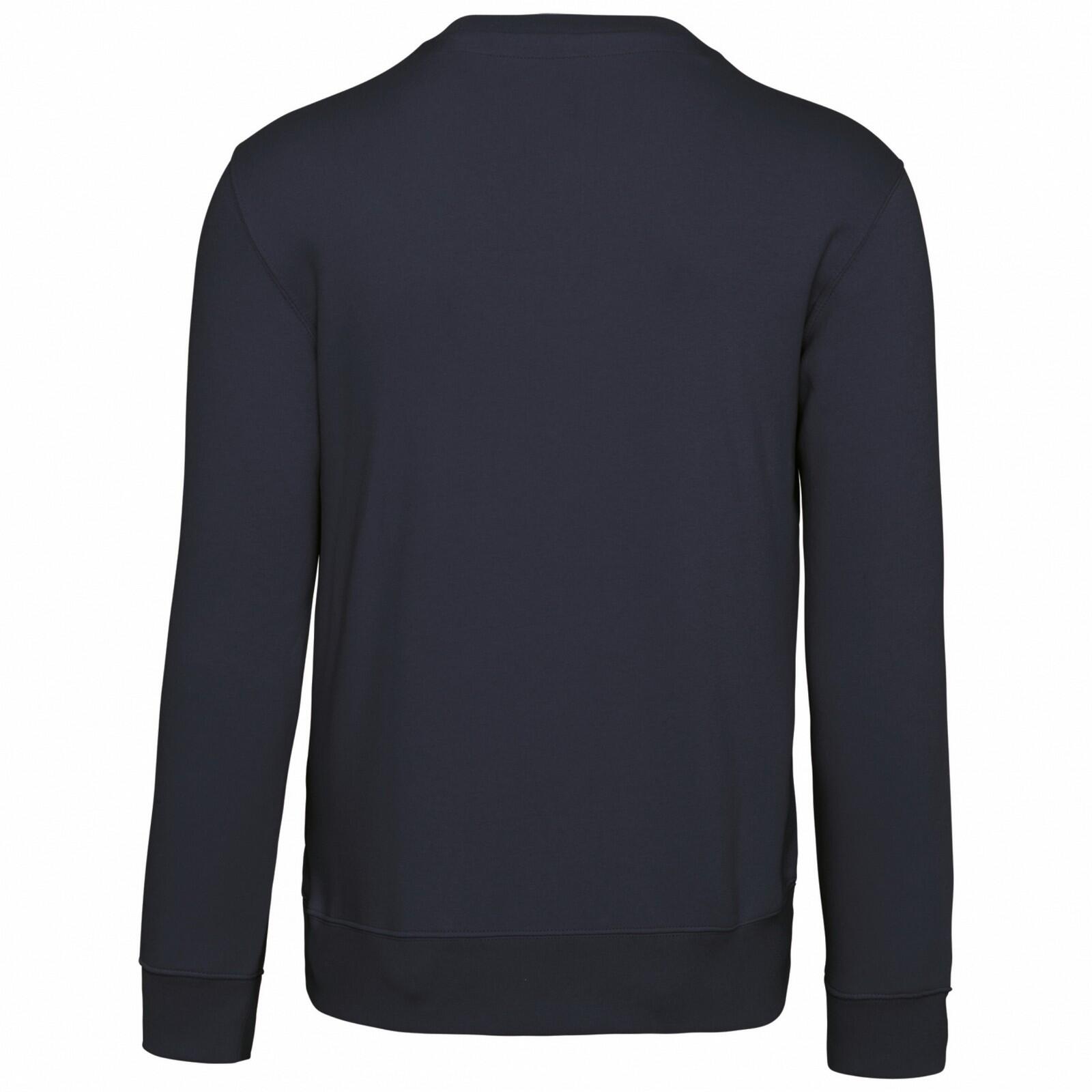 Felpa Girocollo Uomo Kariban Blu Navy 2/3