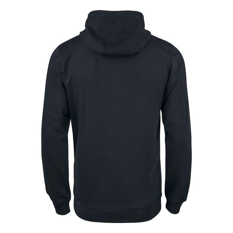 Felpa Con Cappuccio E Zip Intera Uomo Clique Premium Nero 2/4