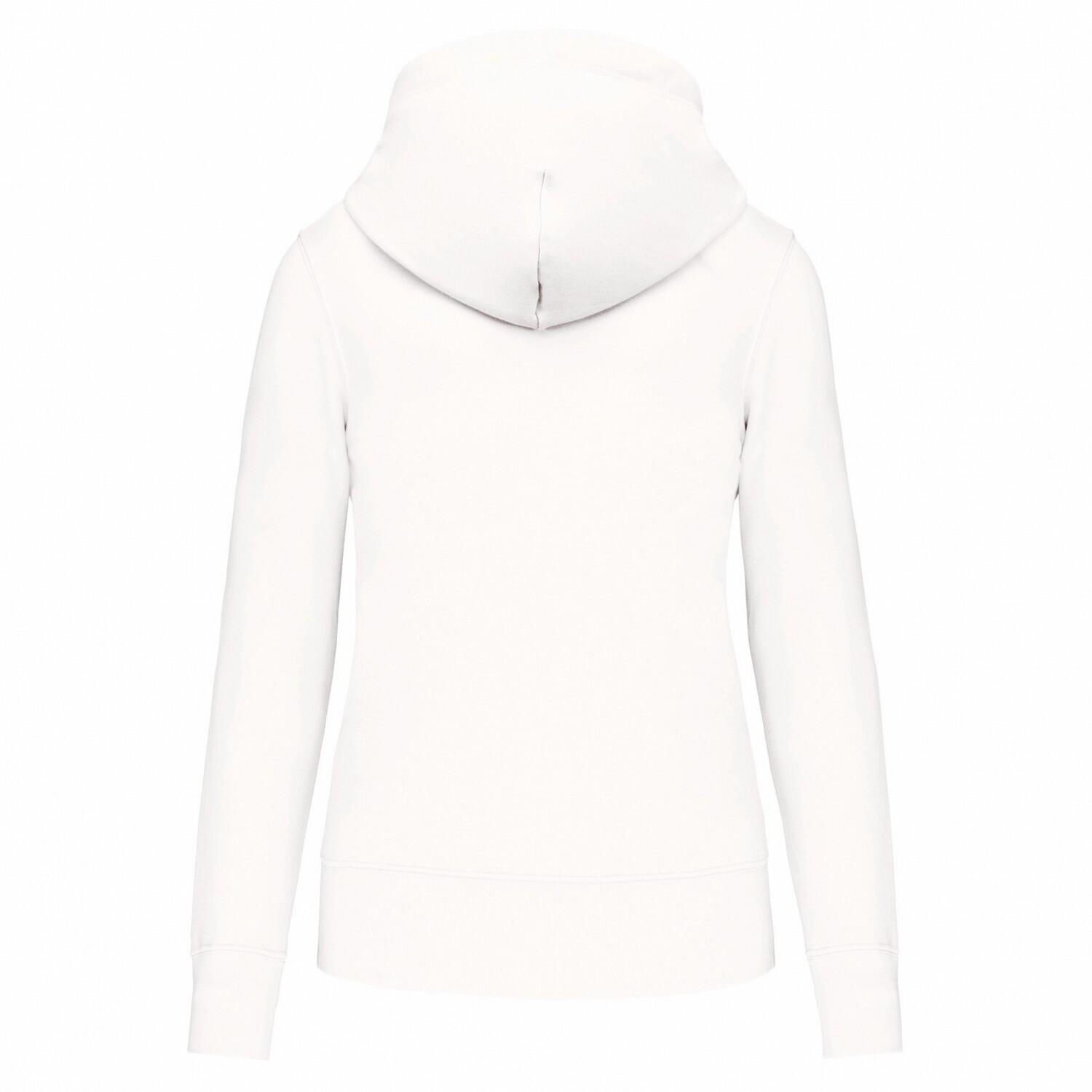 Kapuzenpullover für Damen Weiß 2/3