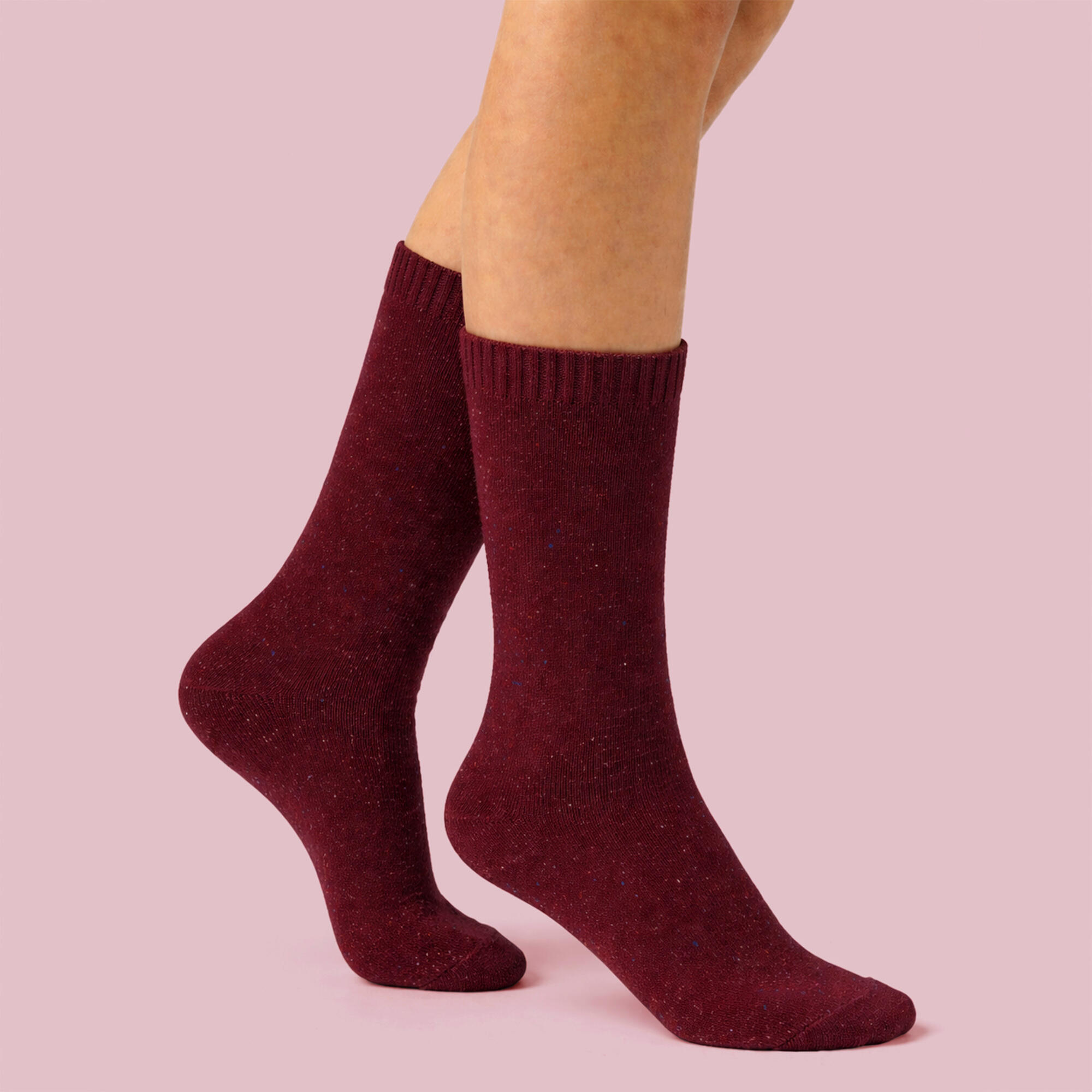 Glenmuir - 2er Pack Damen Thermo Boot Socken Wollmix Warm Wandern 4/5