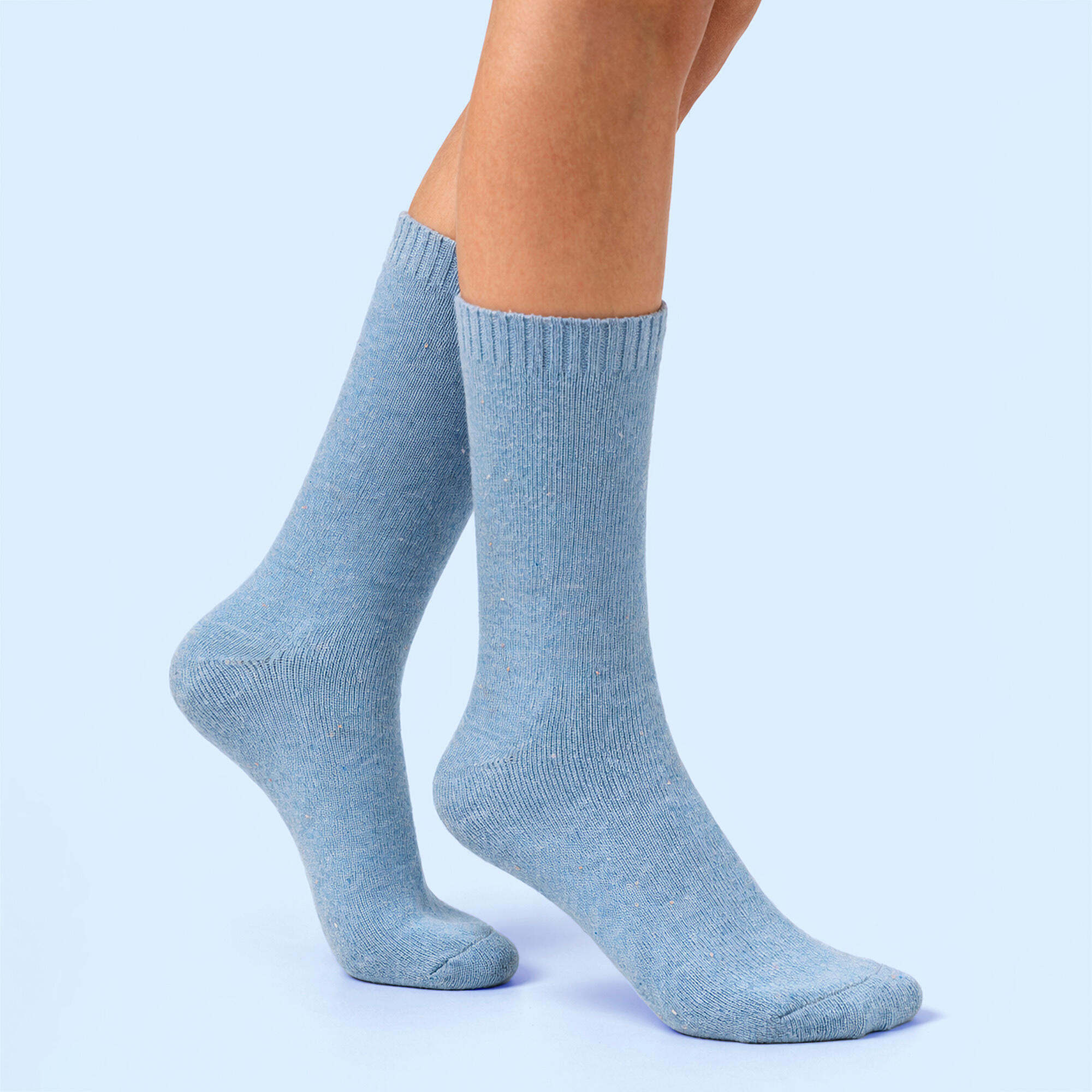 Glenmuir - 2er Pack Damen Thermo Boot Socken Wollmix Warm Wandern 3/5